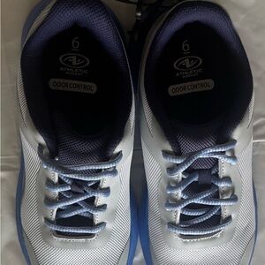 Athletic Works Men's Blue and White Athletic Shoes